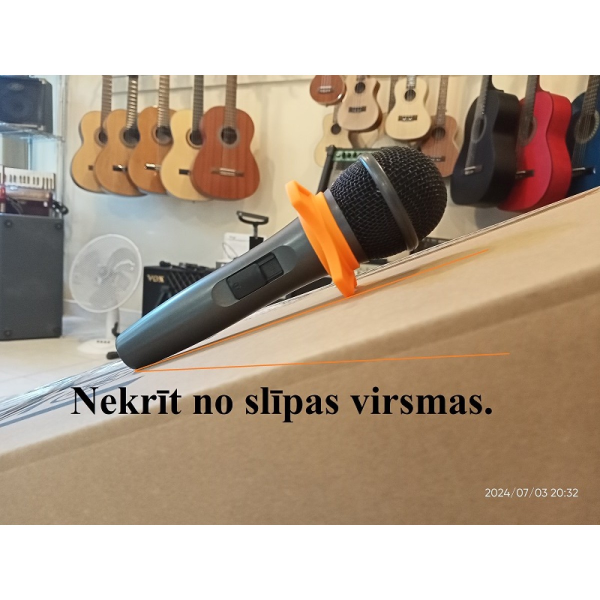 Mikrofona aizsarggredzens pretkrišanas pretripošanas MH-PP