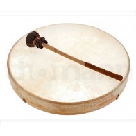 Šamaņa rokas bungas SB-16 diametrs 40 cm ar ādas membrānu tamburīns