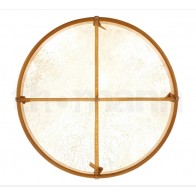 Šamaņa rokas bungas SB-16 diametrs 40 cm ar ādas membrānu tamburīns