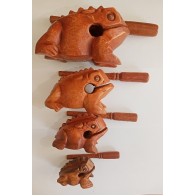 Koka varde 7.5 cm, guiro perkusijas instruments, skaņas bloks, toņu bloks, mūzikas instruments