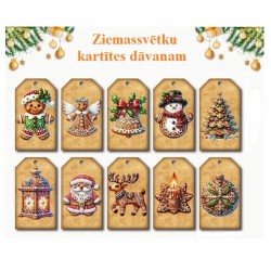 Suvenīrs ziemassvētku kartīte dāvanai