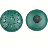 Tongue Drum 6" (15cm) 11 notes Green