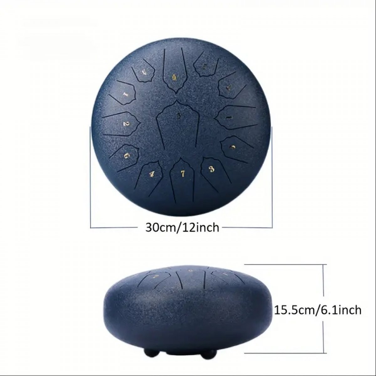 Zvanga 30 cm (12") blue 13 toņi