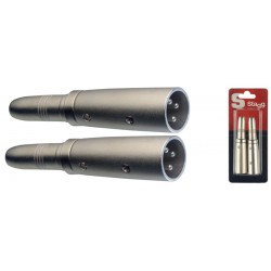 Pārveidotājs Stagg AC-XMPFH m-XLR/f-jack 6.3mm stereo(2gb)