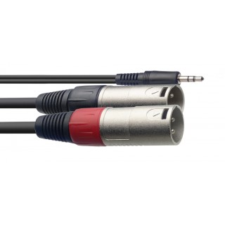 Mini Jack - 2 XLR