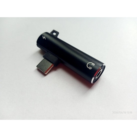 Audio adapter USB-C to Usb-C + mini jack 3.5 mm female UCUCAUX