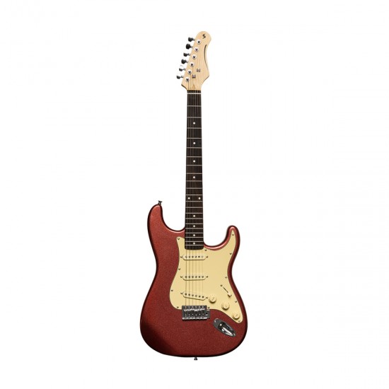 Electric guitar Stratocaster master's tuning SES-30 CAR Stagg