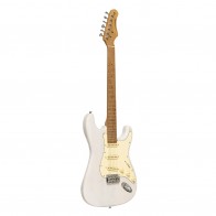 Elektriskā ģitāra Strat Stagg SES-55 WHB