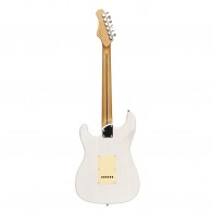 Elektriskā ģitāra Strat Stagg SES-55 WHB