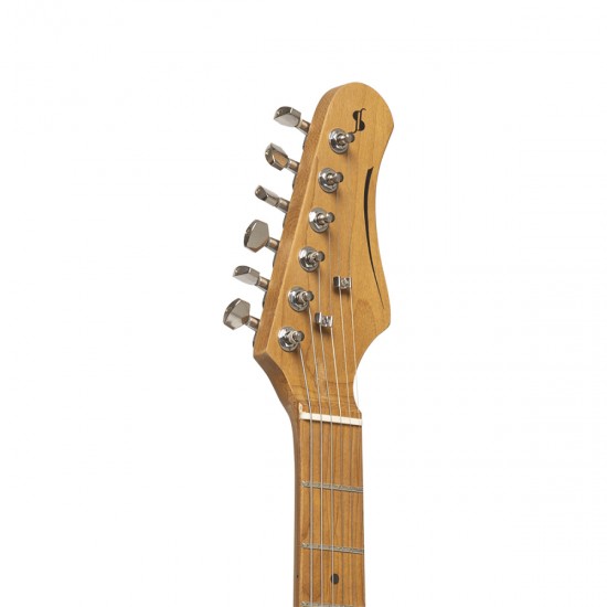 Elektriskā ģitāra Strat Stagg SES-55 WHB