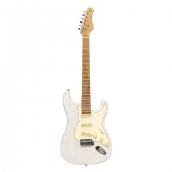 Elektriskā ģitāra Strat Stagg SES-55 WHB