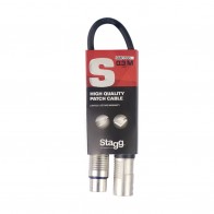 Mikrofona vads XLR / XLR,30 cm, Stagg SMC030