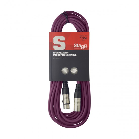 Mikrofona kabelis XLR / XLR, 10 m, Stagg SMC10 CPP