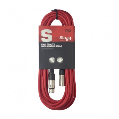 Mikrofona kabelis XLR / XLR, 10 m, Stagg SMC10 CRD