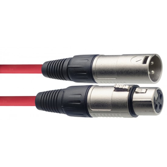 Microphone cable XLR / XLR, 3 m, Stagg SMC3 CRD