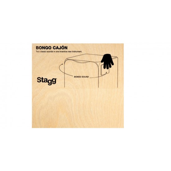 Cajón Stagg CAJ-BONGO-N