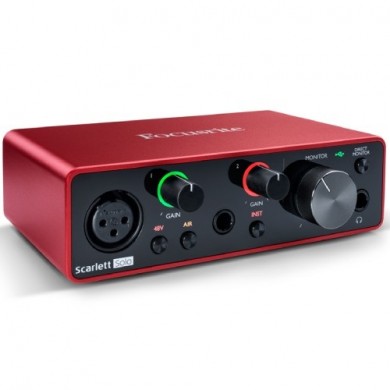 Audio Interface Focusrite Scarlett Solo 3rd Gen audio