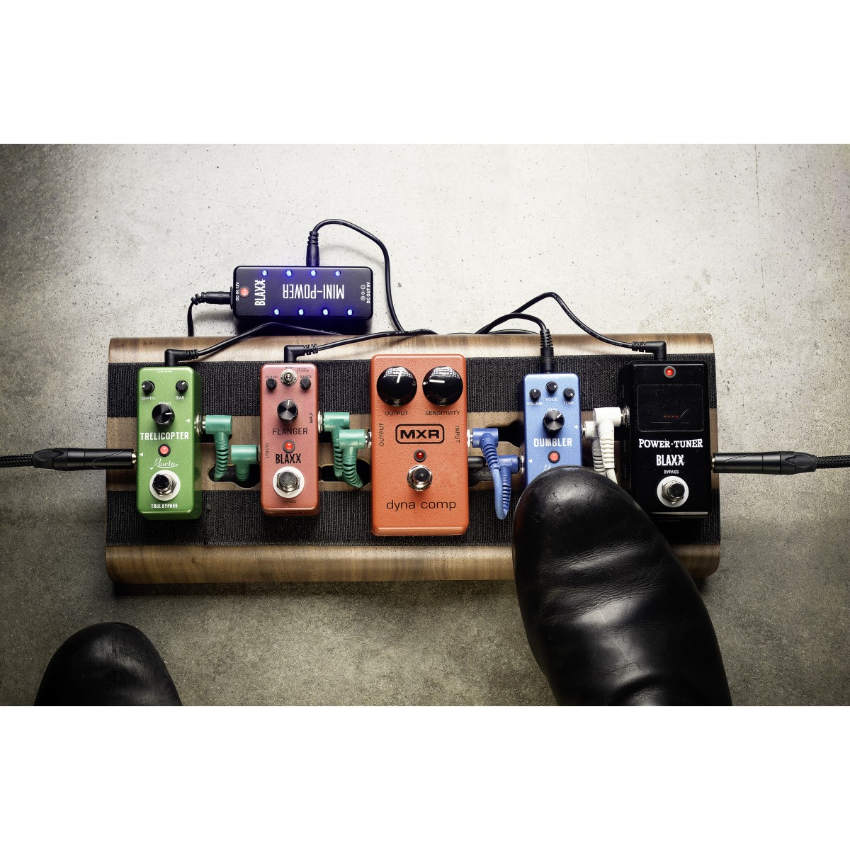 Statīvs efektu pedāļiem Stagg BX WOOD PB MINI