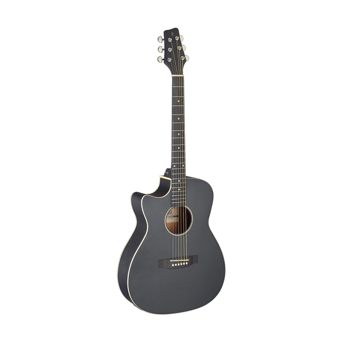 Acoustic-electric guitarStagg SA35 ACE-BK LH (left-hand)