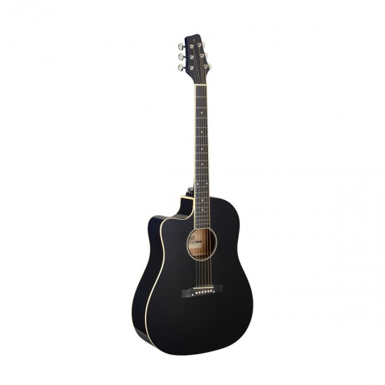 Acoustic-electric guitarStagg SA35 DSCE-BK LH