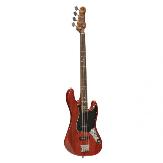 Bass guitar Stagg SBJ-30 STF RED