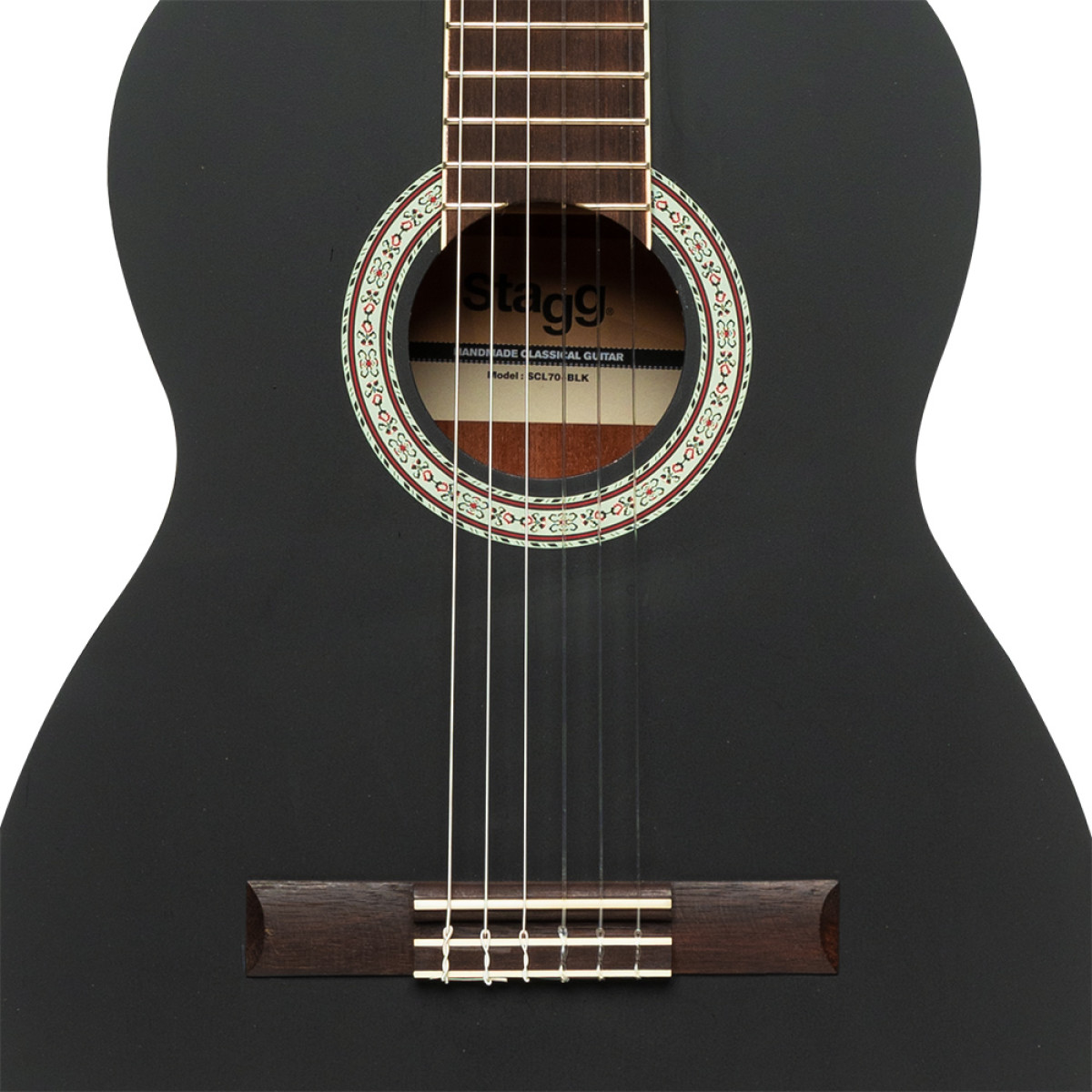 Klasiskā ģitāra Stagg SCL70-BLK 4/4