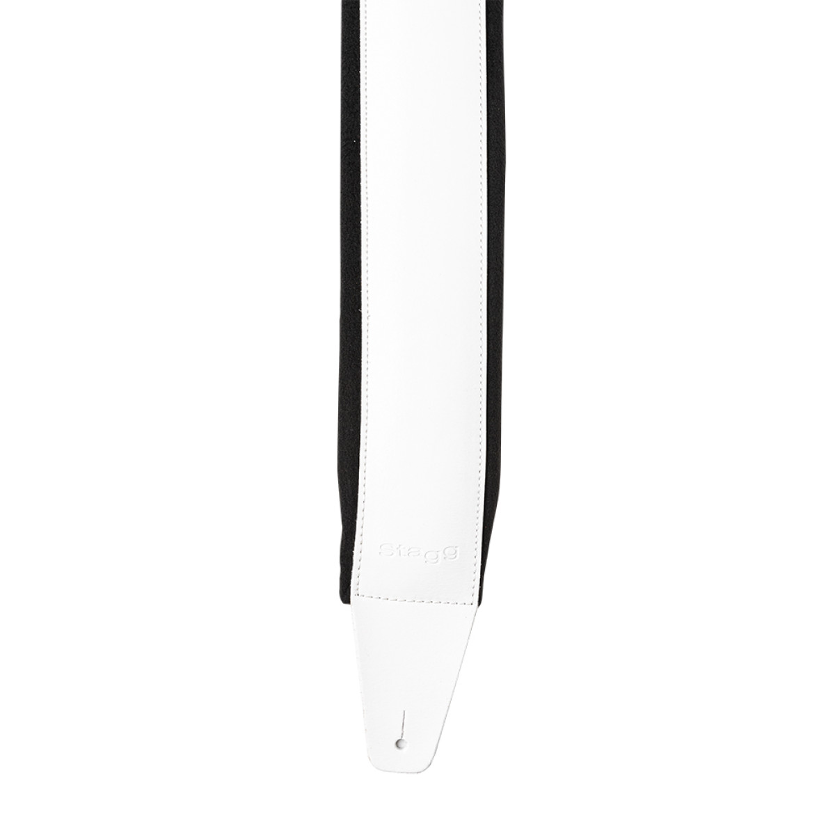 Ģitāras siksna Stagg SLPL-BUCKLE WH