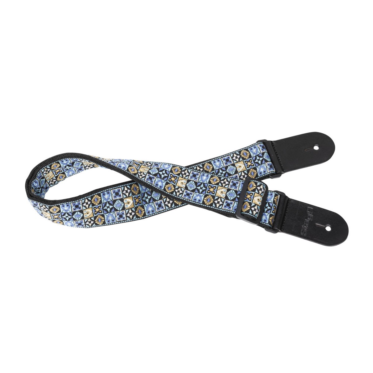 Ģitāras siksna Stagg SWO HOOTMIX BLU