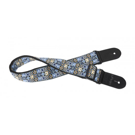 Ģitāras siksna Stagg SWO HOOTMIX BLU