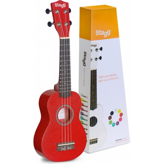 Ukulele Stagg US-RED