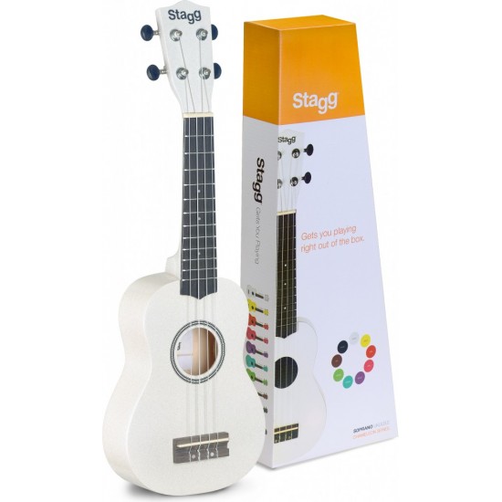 Ukulele Stagg US-WHITE