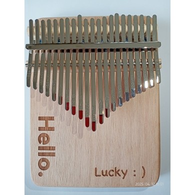 Kalimba īkšķu klavieres ar 21 taustiņiem KALI-21-Hello 