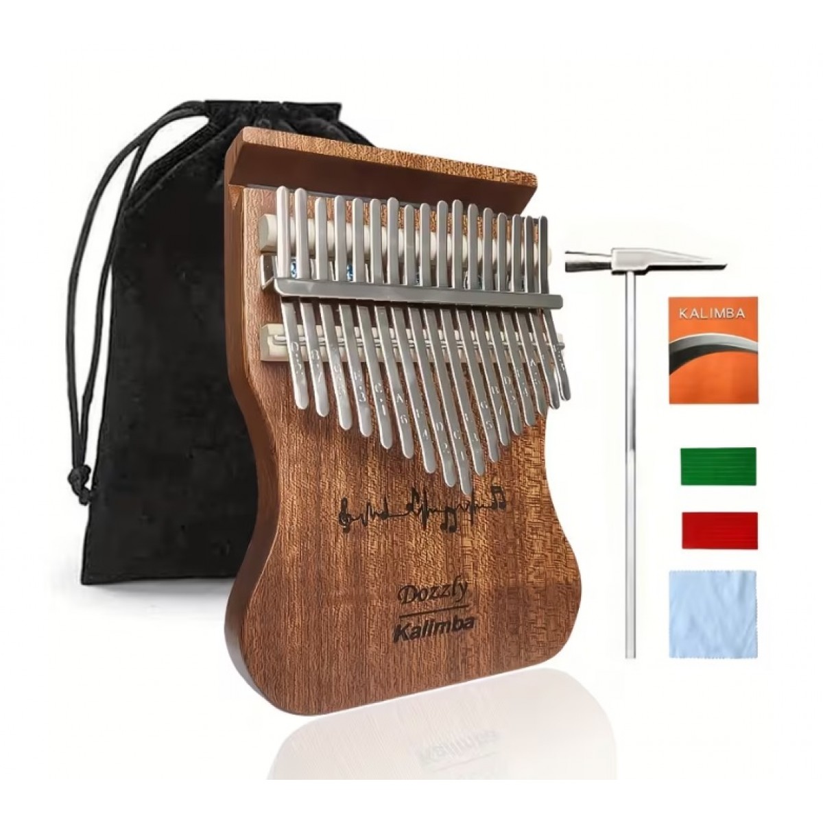 Kalimba īkšķu klavieres ar 17 taustiņiem KALI-17 Dozzly