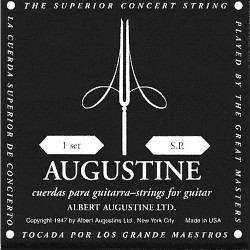 Klasiskās ģitāras stīgas Augustine black Medium/Low Tension