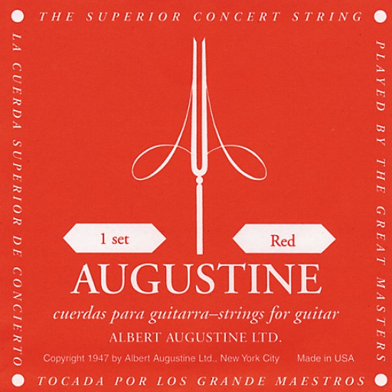 Set of strings for classical guitar Augustine red