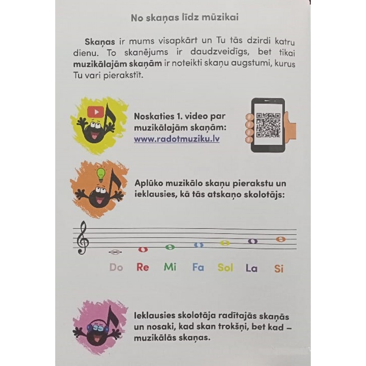 Textbook "Creating Music" with Sintija Karklina