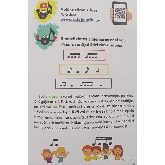 Textbook "Creating Music" with Sintija Karklina