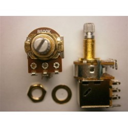 Ģitāras potenciometrs Push-pull B500