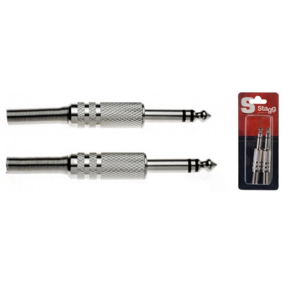 Pro nickel-plated male stereo phone-plug Stagg 001STH Jack