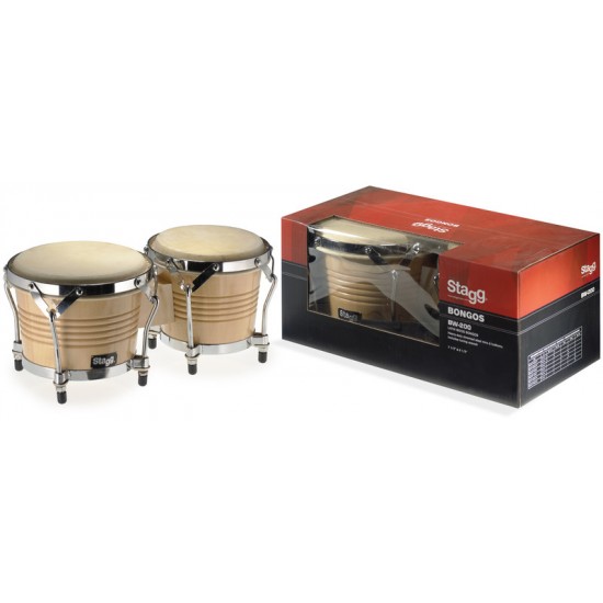 Bongos 6.5"+7.5" Stagg BW-200-N