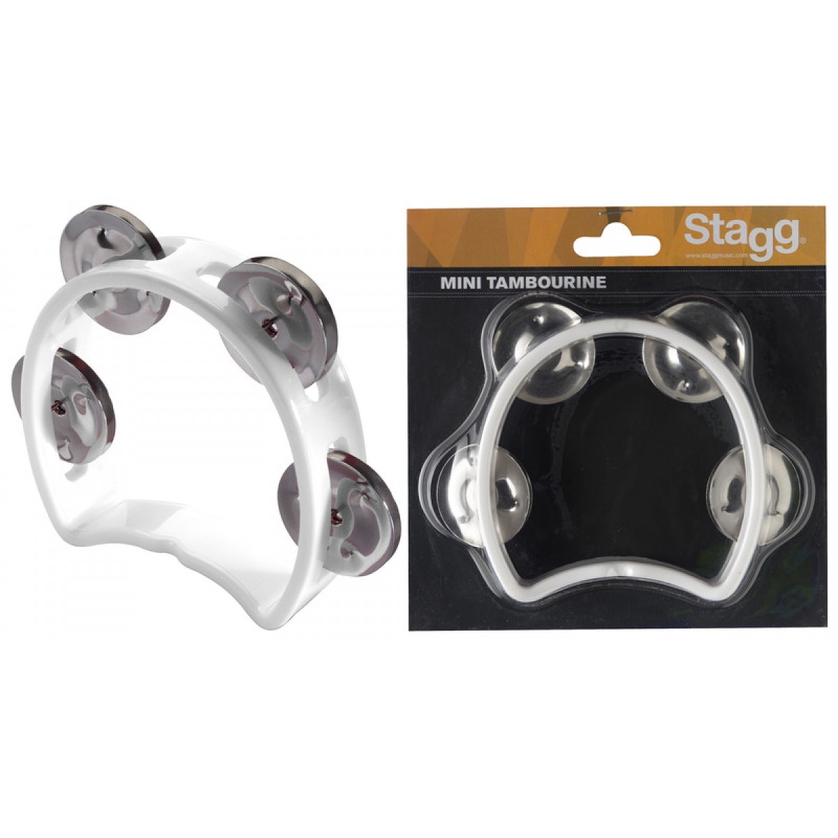 Tamburīns Stagg TAB-MINI/WH
