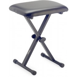 Sintezatora krēsls 3 pozīcijās 49, 51, 53 cm KEB-A10 Stagg saliekamais klavierēm / sintezatoram
