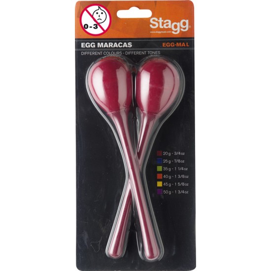 Maracas Stagg EGG-MA L/RD