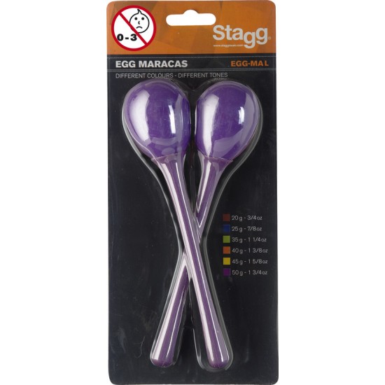 Maracas Stagg EGG-MA L/PP
