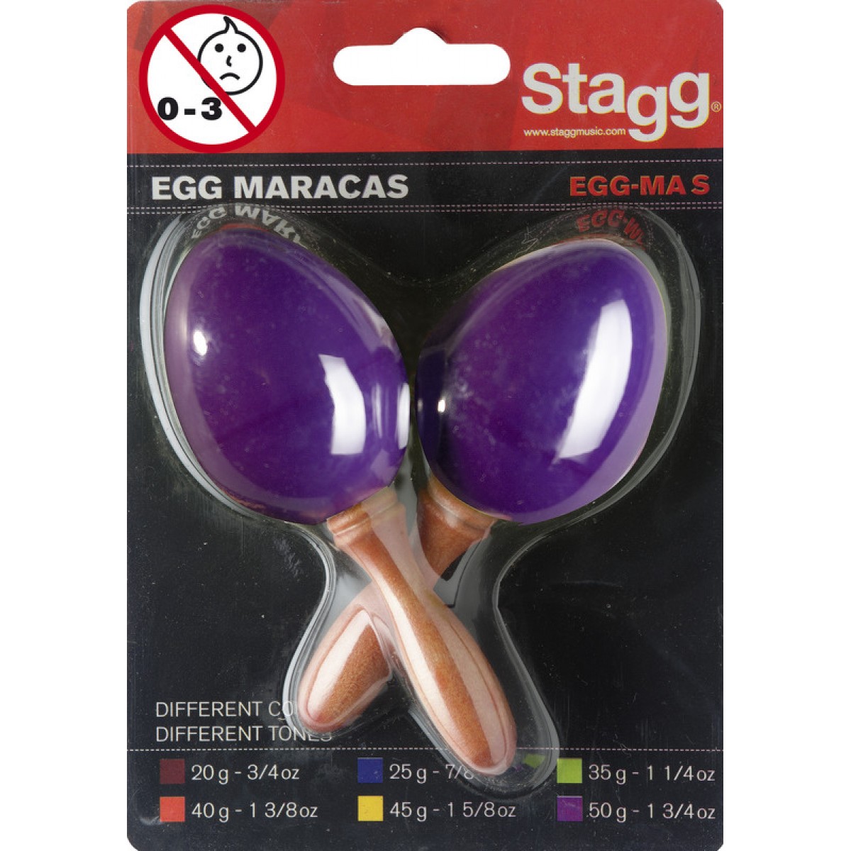 Marakasi Stagg EGG-MA S/PP