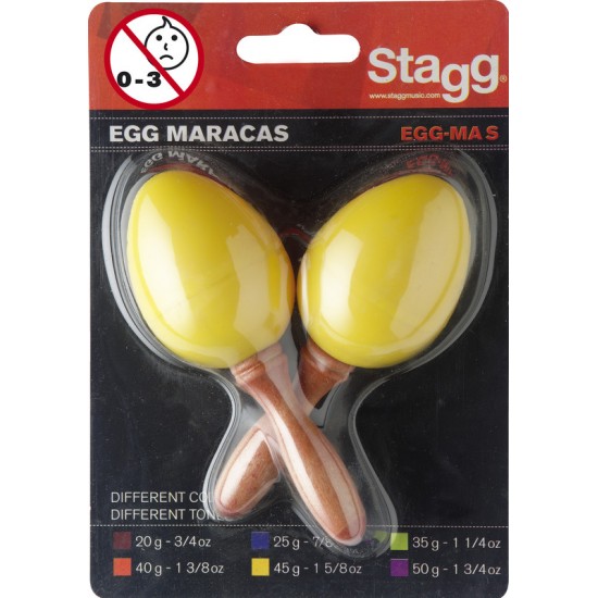 Maracas Stagg EGG-MA S/YW
