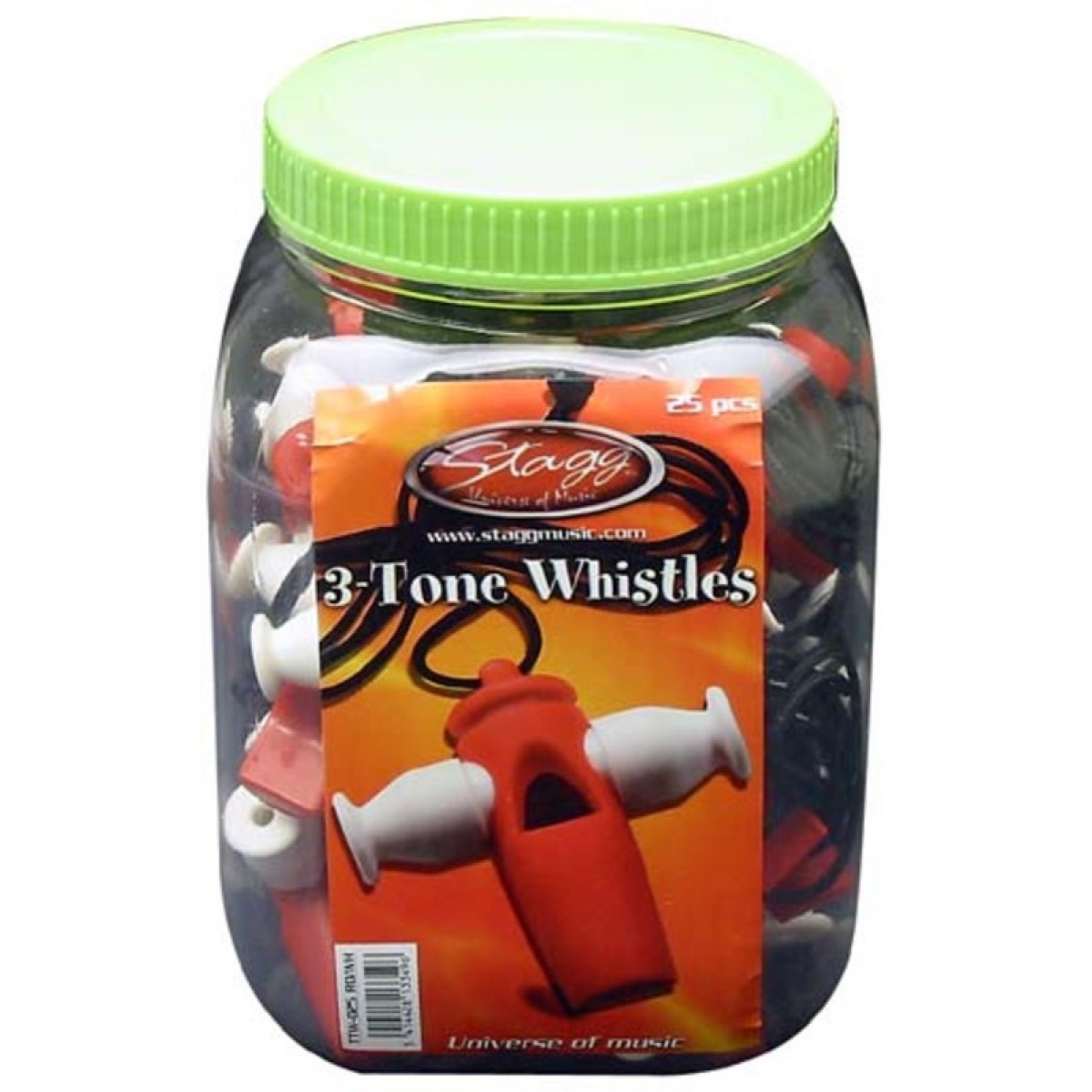 Svilpe Stagg TTW-025 RD/WH (1gab.)