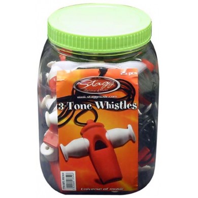 Svilpe Stagg TTW-025 RD/WH (1gab.)