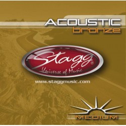 Akustiskās ģitāras stīgas Stagg AC-1356-BR