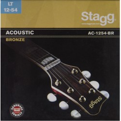 Akustiskās ģitāras stīgas Stagg AC-1254-BR